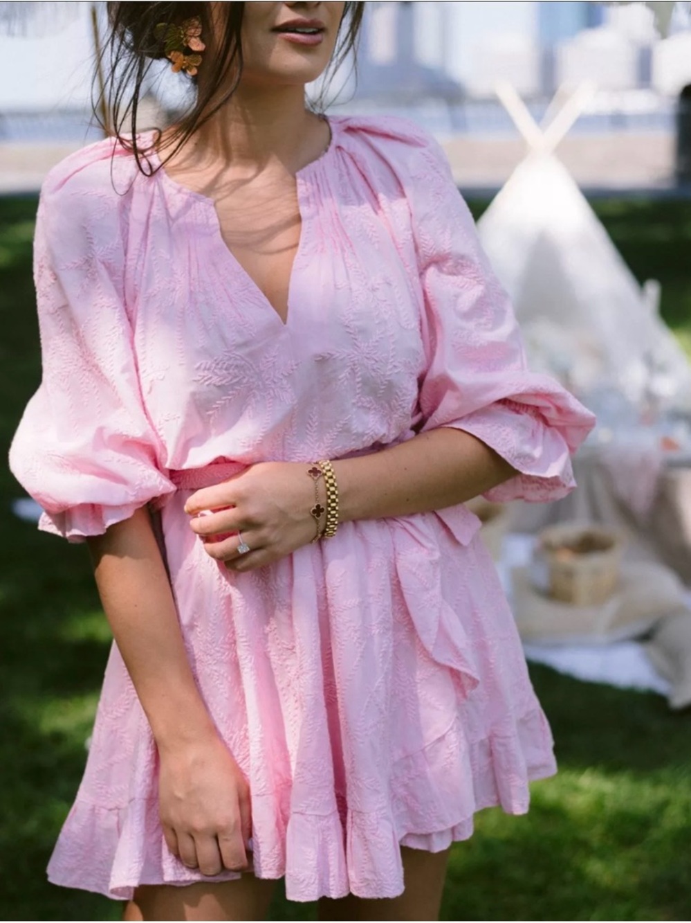 Maje pink dress